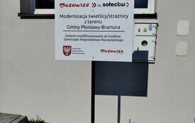 Modernizacja świetlicy/strażnicy z terenu Gminy Płoniawy-Bramura 2