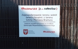 &bdquo;Zagospodarowanie terenu wok&oacute;ł świetlic/strażnic z terenu Gminy Płoniawy-Bramura&ldquo; 22