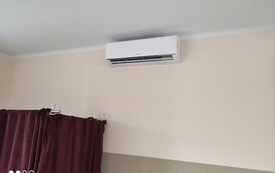 Montaż klimatyzator&oacute;w w budynku świetlicy wiejskiej w Zawadach Dworskich  6