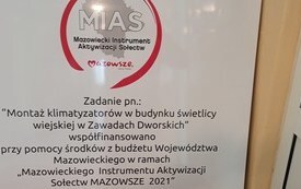 Montaż klimatyzator&oacute;w w budynku świetlicy wiejskiej w Zawadach Dworskich  8
