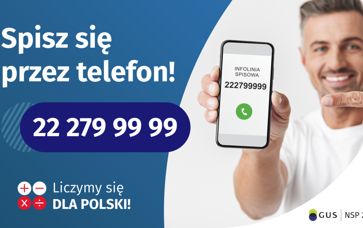 Zdjęcie do Narodowy Spis Powszechny 2021 &ndash; spisz się przez telefon!
