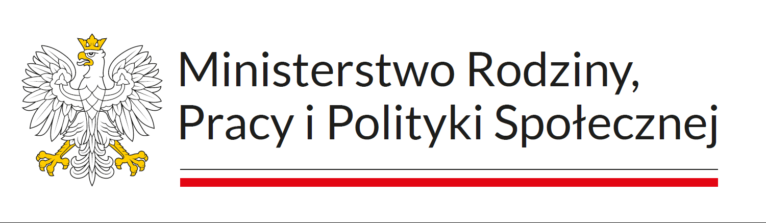 logotyp ministerstwa rodziny, pracy i&nbsp;polityki społecznej